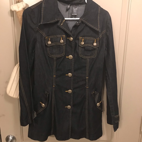 Bisou Bisou Jackets & Blazers - LDS Bisou bisou jean jacket like new S/M